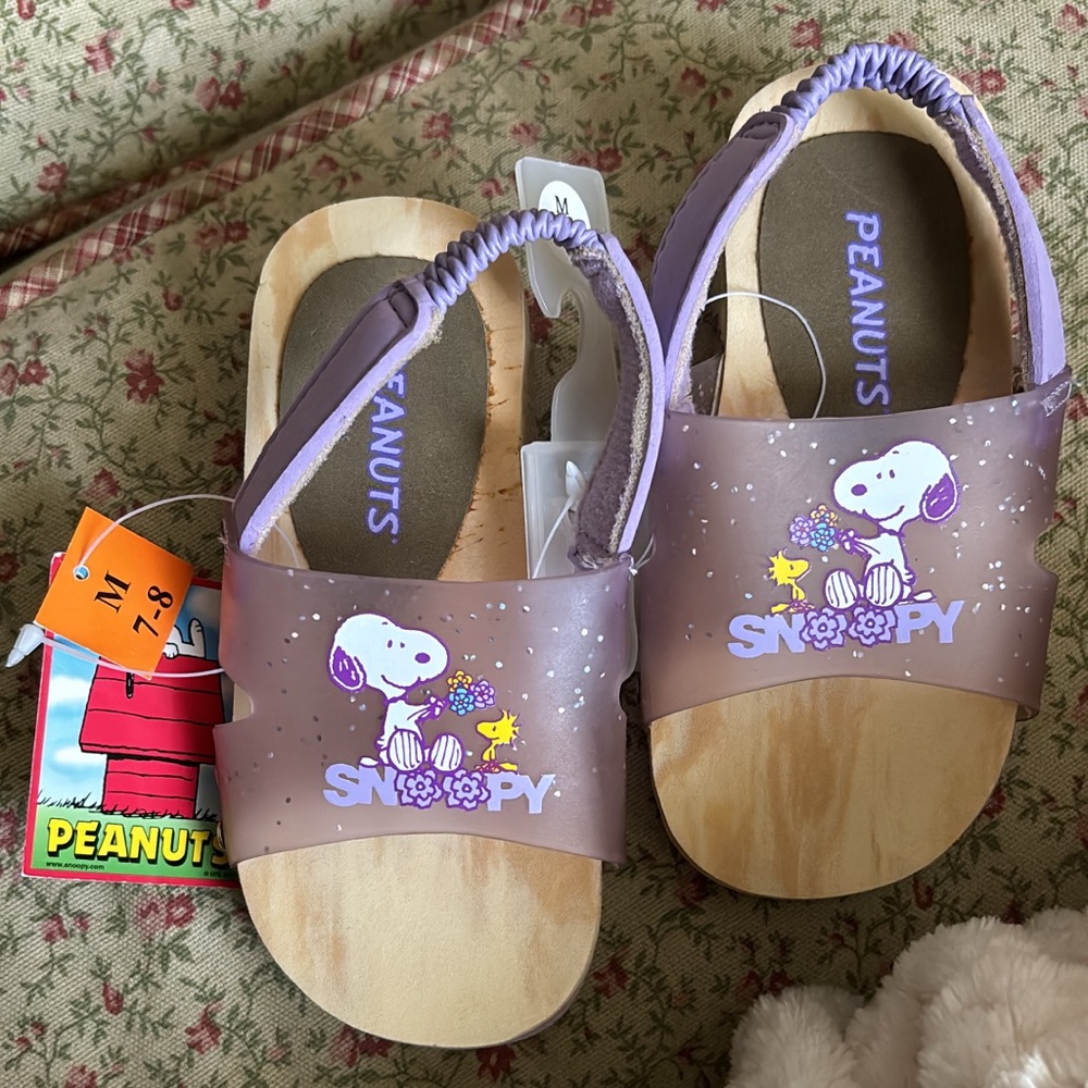 Vintage Peanuts Snoopy Kids Snoopy Sandals